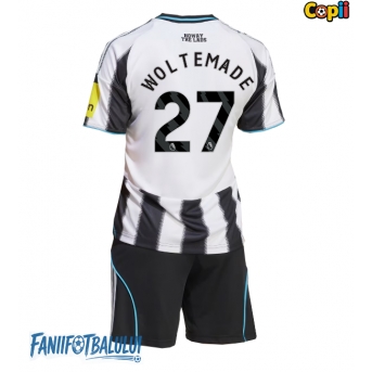 Newcastle United Nick Woltemade #27 Echipament de Fotbal Replică 2025-26 Copii Acasa (+ Șorturi)